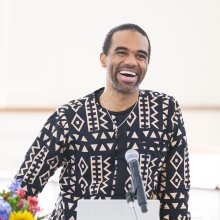 A Luminous Visit: Mikael Owunna ’08 returns for Chapel Talk