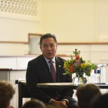 PBS Journalist John Yang ’75 shares stories at WRA PBS Journalist John Yang ’75 shares stories at WRA
